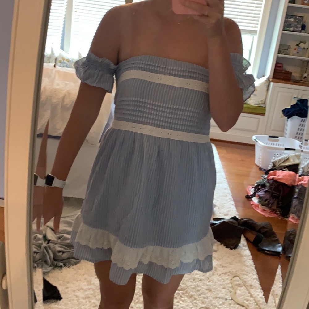 House of Harlow light blue dress